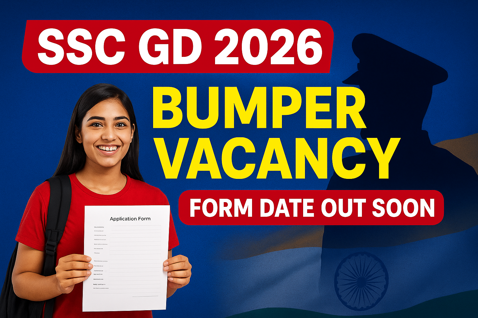 SSC GD New Vacancy 2026: RPF के साथ सबसे बड़ी भर्ती | फॉर्म डेट कन्फर्म!